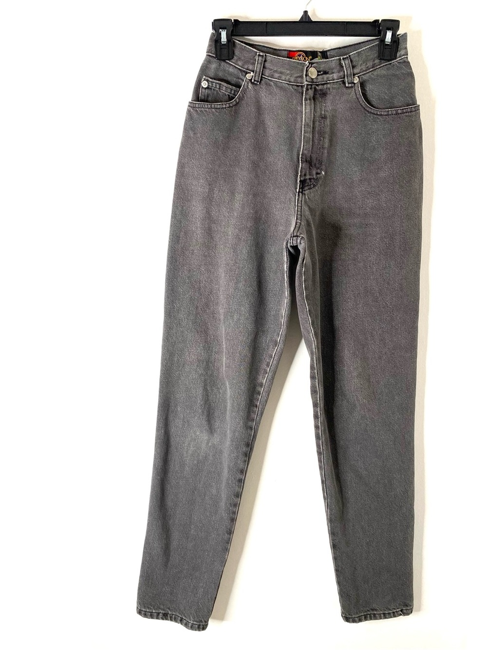 Vintage Sasson Jeans Grey High Rise Tapered Leg Jeans Mom Denim 80s 90s